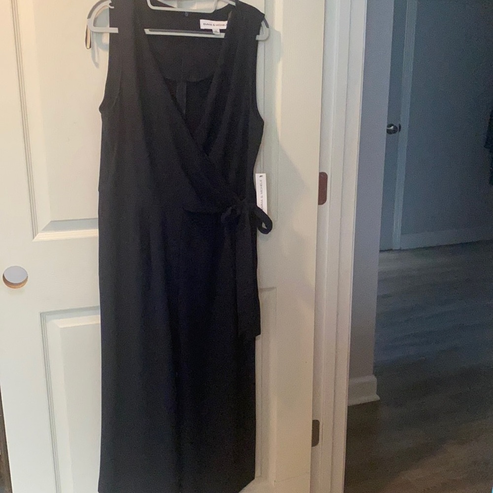 New tags navy blue jumpsuit